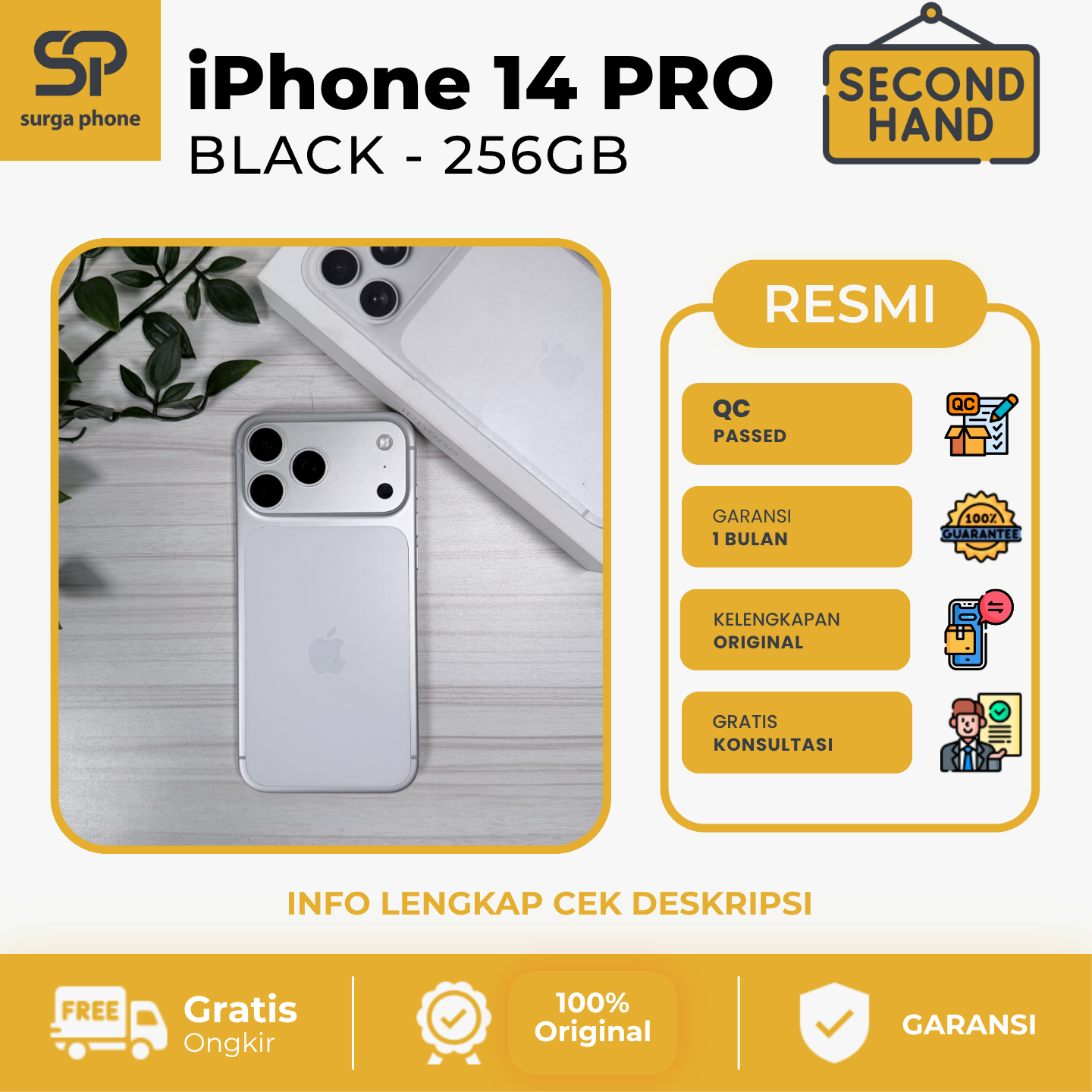 IPHONE 17 Pro Max SILVER 256GB EX IBOX